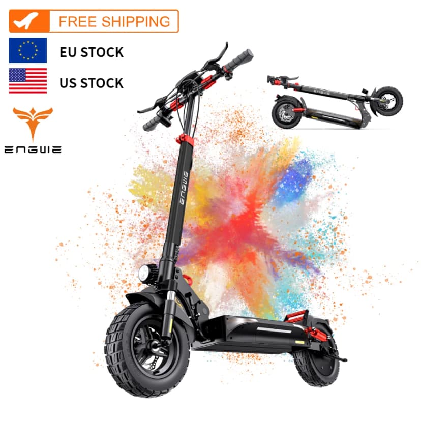 ENGWE Y600 elektrische scooter - 830W motor, 70 km actieradius, opvouwbaar ontwerp