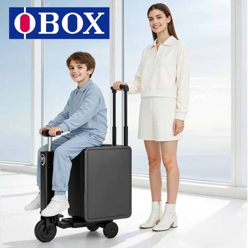 OBAX MYBOX Elektrische Rijkoffer - 20 inch, Accu-aangedreven, Vliegtuigconform