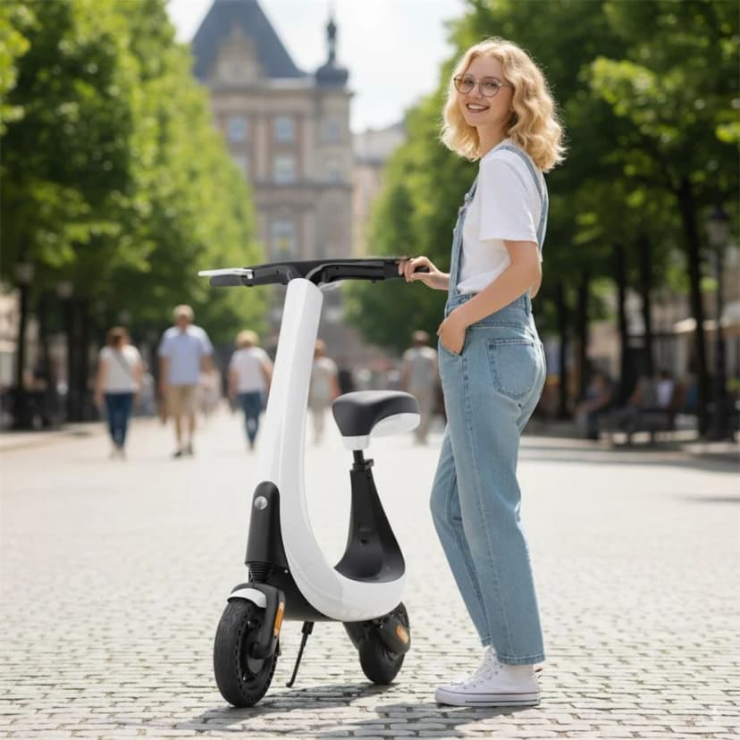 Elektrische step van 400 W met 36 V-accu – lichtgewicht en compact ontwerp