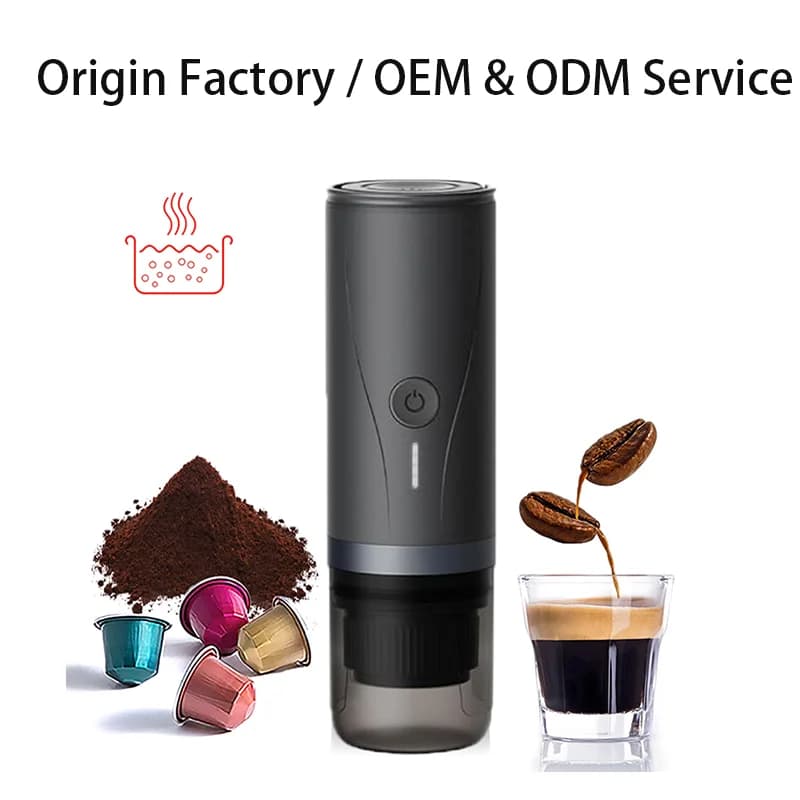 Draagbare koffiemachine PCM03 - 20 bar druk, opladen via USB