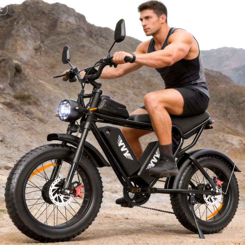 Yvy Q20 Pro 52V 40Ah Dubbele Motor Fatbike
