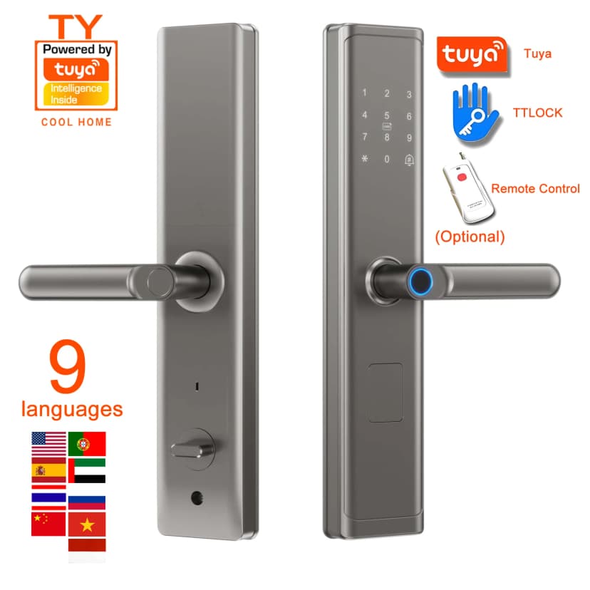 Tuya TTLOCK Slim Vingerafdruk Deurslot - Sleutelloze Toegang